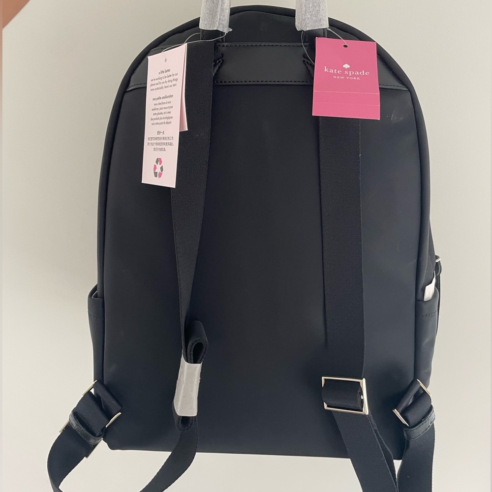 Kate Spade. Large Backpack. Black. Never used with tags. - Picture 2 of 2